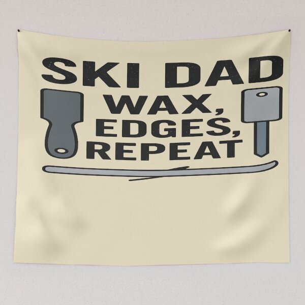 Item preview, Ski Dad Wax Edges Repeat – Snow Skiing Lover Father’s Day Gift designed and sold by Rajasekar.