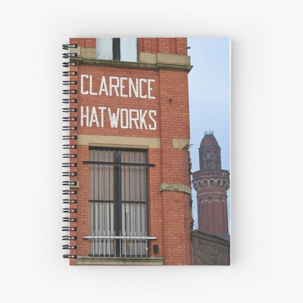 Clarence Hat Works, Salford, with Strangeways in the background Spiral Notebook
