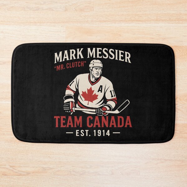 Item preview, Mark Messier "Mr. Clutch" Team Canada Hockey EST. 1914 Shirt – Vintage Retro Red, Black & White Vector Design designed and sold by WAUZ.