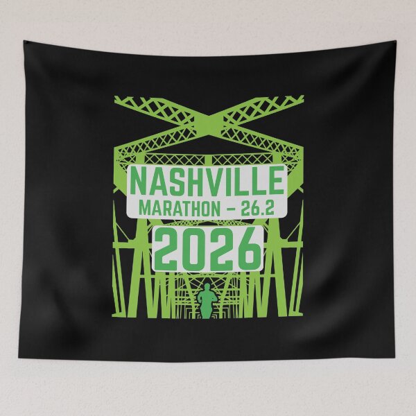Item preview, Nashville Marathon – 2026 designed and sold by Moritz Schwäble.