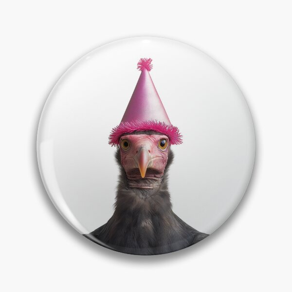 Item preview, Cute Vulture with Party Hat Birthday Celebration designed and sold by LazyOwlStore.