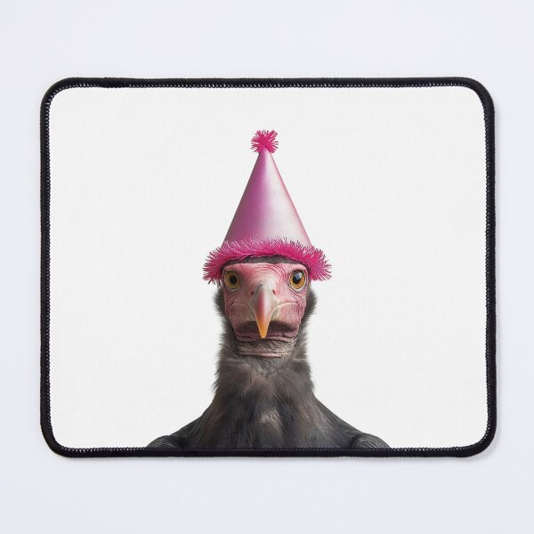 Item preview, Cute Vulture with Party Hat Birthday Celebration designed and sold by LazyOwlStore.