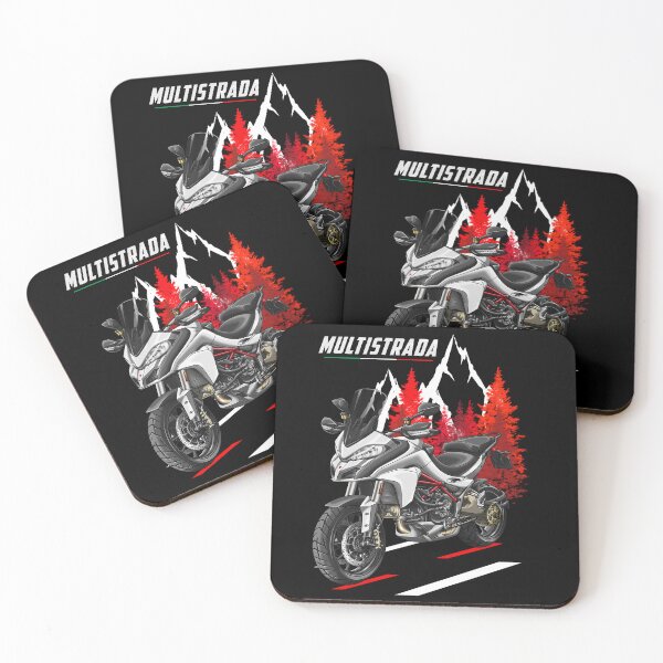 Item preview, Ducati Multistrada 1200 2015-2018 (Iceberg White) for Motorcycle Riders designed and sold by MotoApparelHub.