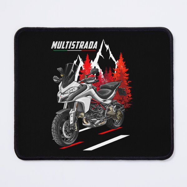 Item preview, Ducati Multistrada 1200 2015-2018 (Iceberg White) for Motorcycle Riders designed and sold by MotoApparelHub.