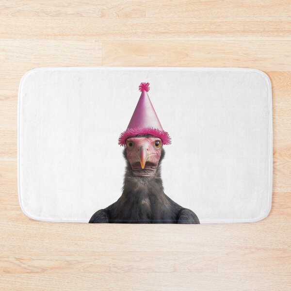 Item preview, Cute Vulture with Party Hat Birthday Celebration designed and sold by LazyOwlStore.