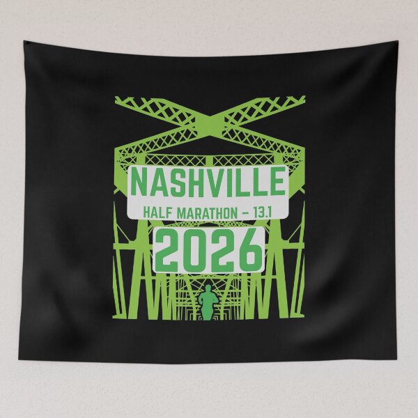 Item preview, Nashville Half Marathon – 2026 designed and sold by Moritz Schwäble.