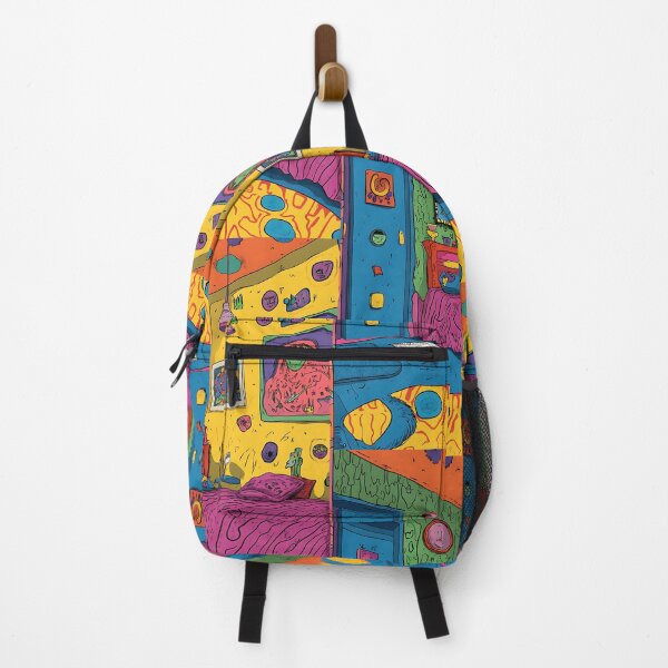 Item preview, Psychedelic Bedroom: Trippy Colorful Space designed and sold by bapupa.