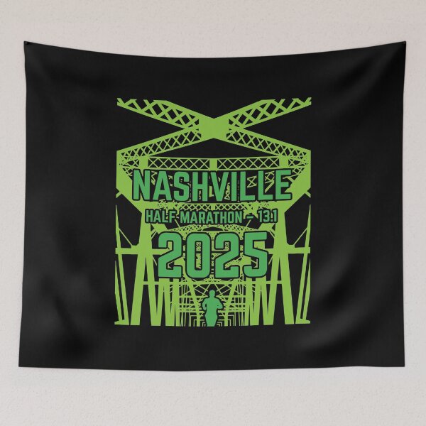 Item preview, Nashville Half Marathon – 2025 designed and sold by Moritz Schwäble.
