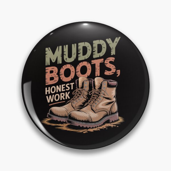 Item preview, Muddy Boots Honest Work Rustic Farm Life Quote designed and sold by Slavicsoul.