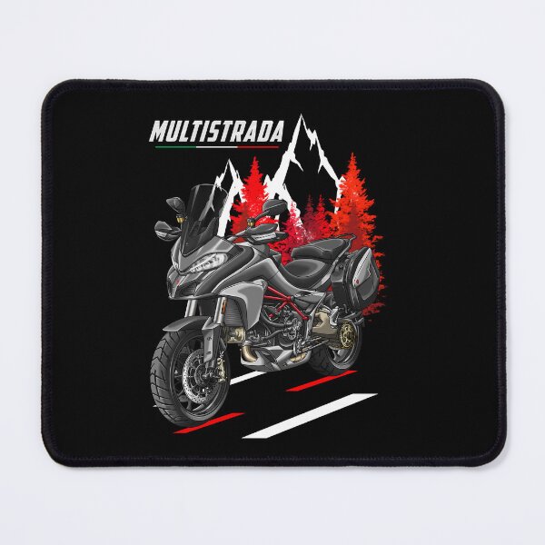 Item preview, Ducati Multistrada 1200S (Volcano Grey + Saddlebags) for Motorcycle Riders designed and sold by MotoApparelHub.