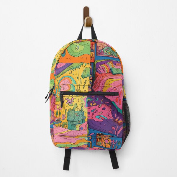 Item preview, Trippy Psychedelic Bedroom designed and sold by bapupa.