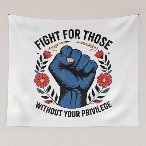 Item preview, Retro Fight For Those Without Your Privilege Man Woman Equal designed and sold by Filek-mable.