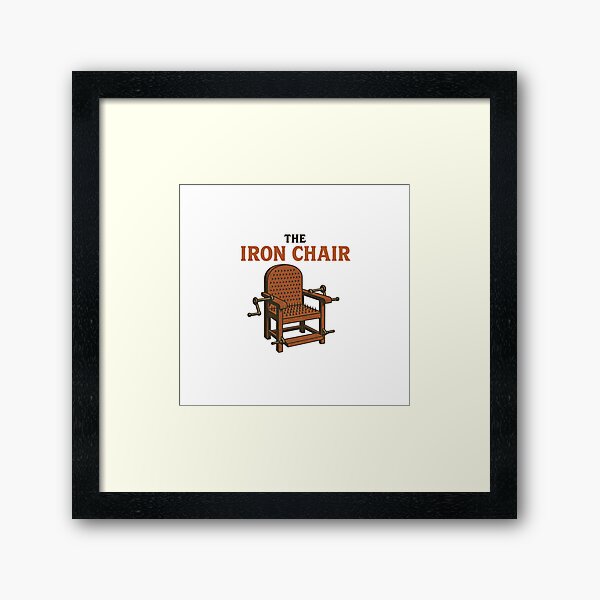 Item preview, The Iron Chair designed and sold by ByzantinePunk.
