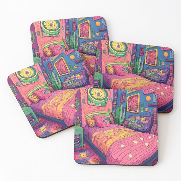 Item preview, Psychedelic Bedroom: Groovy Trippy Room designed and sold by bapupa.