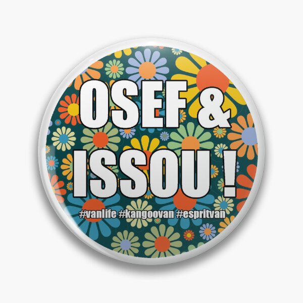 Item preview, Osef and Issou round designed and sold by kangoovan-padeulvan.