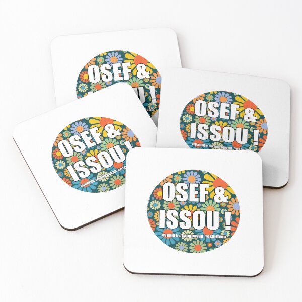 Item preview, Osef and Issou round designed and sold by kangoovan-padeulvan.