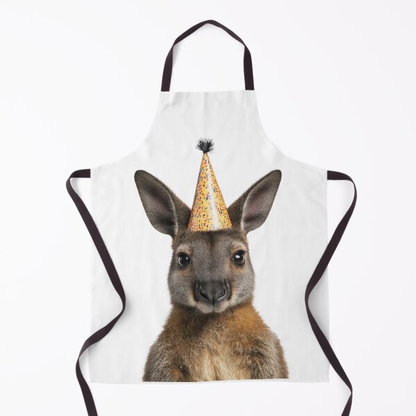 Item preview, Cute Wallaby with Party Hat Birthday Celebration designed and sold by LazyOwlStore.