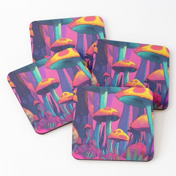 Item preview, Psychedelic Nature: Vibrant Groovy Flora designed and sold by bapupa.