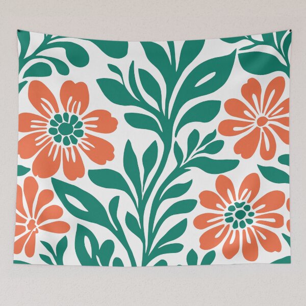 Item preview, Retro floral lithograph designed and sold by OtterFactory.
