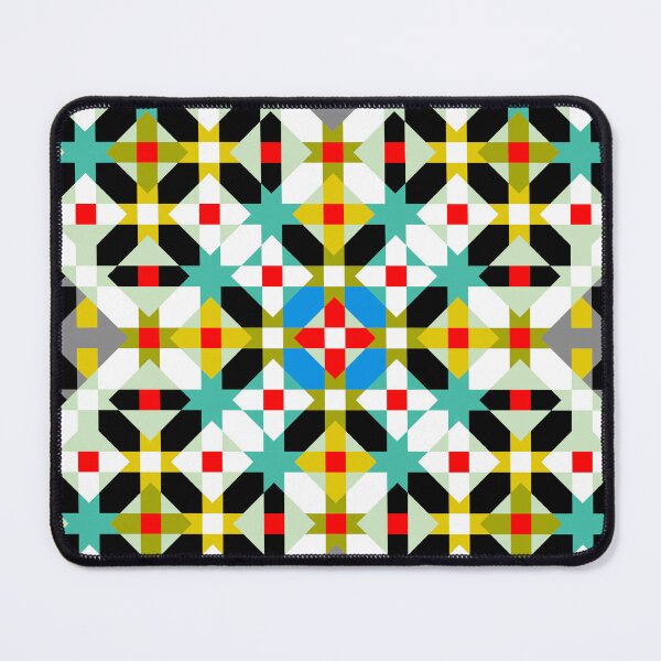 Item preview, Vibrant Multicolor Mosaic with Geometric Patterns designed and sold by Tarjiart.