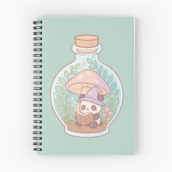 Item preview, Kawaii Panda Reading Book Pastel Goth designed and sold by TomFrontierArt.