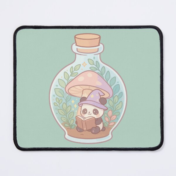Item preview, Kawaii Panda Reading Book Pastel Goth designed and sold by TomFrontierArt.