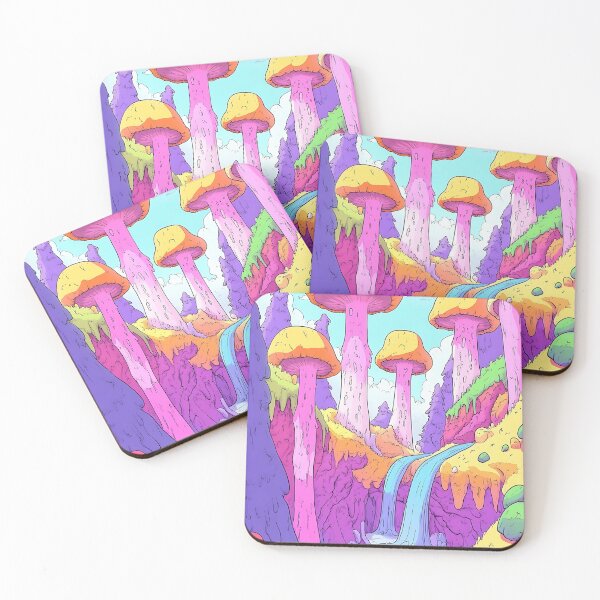 Item preview, Psychedelic World: Trippy Colorful Dreamscape designed and sold by bapupa.
