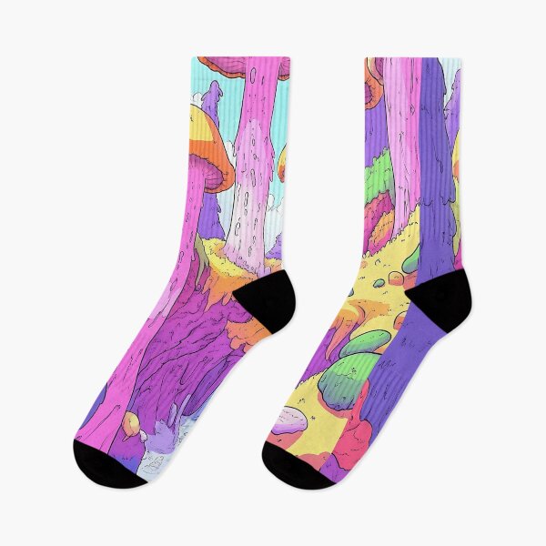 Item preview, Psychedelic World: Trippy Colorful Dreamscape designed and sold by bapupa.