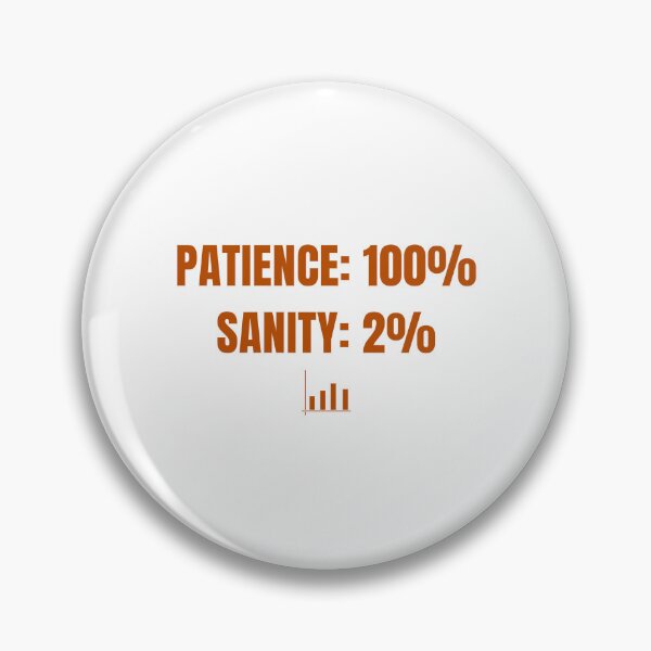 Item preview, Patience: 100%, Sanity: 2% - Driving Legends (Icon Version) designed and sold by IgnitionWorks.