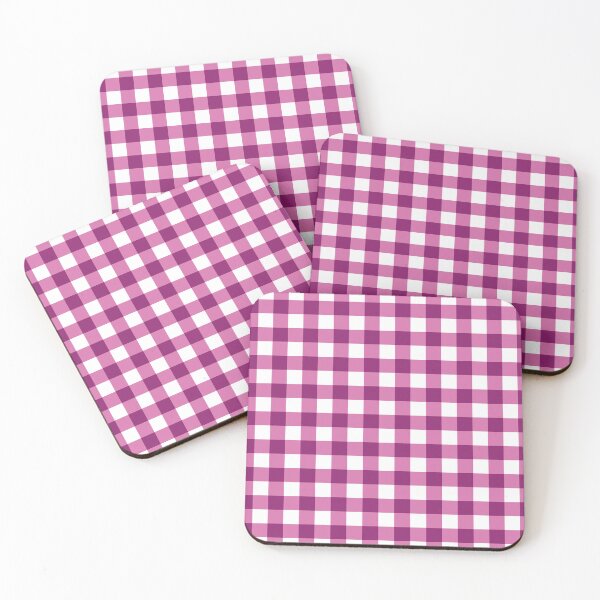 Item preview, Retro Pink and White Gingham Pattern designed and sold by scome.