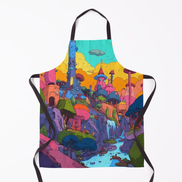 Item preview, Psychedelic World: Vibrant Surreal Dreamscape designed and sold by bapupa.