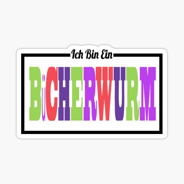 Artikel-Vorschau von Ich Bin Ein Bücherwurm, designt und verkauft von TheIconSmith.
