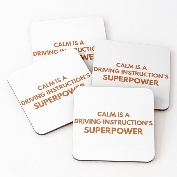 Item preview, Calm is a Driving Instructor's Superpower - Driving Legends (Burnt Orange Text) designed and sold by IgnitionWorks.