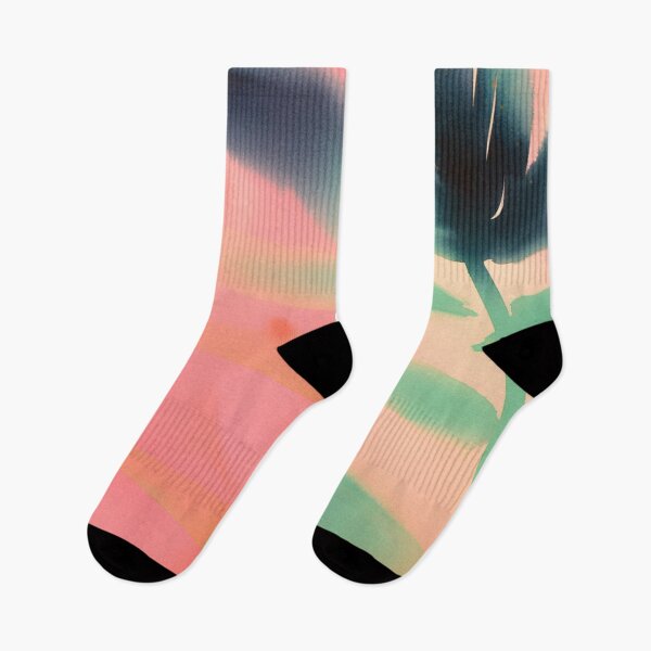 Artikelvorschau, Tropische Aquarellblätter - Abstrakte botanische Pink-Vibes entworfen und verkauft von trajeado14.