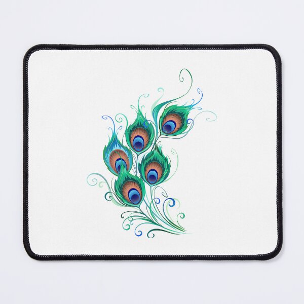 Item preview, Green peacock feathers composition designed and sold by Blackmoon9.