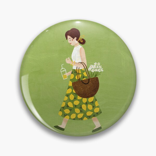 Item preview, Girl in a Lemon Skirt designed and sold by Leysan Shayak.