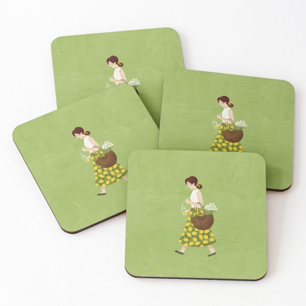 Item preview, Girl in a Lemon Skirt designed and sold by Leysan Shayak.