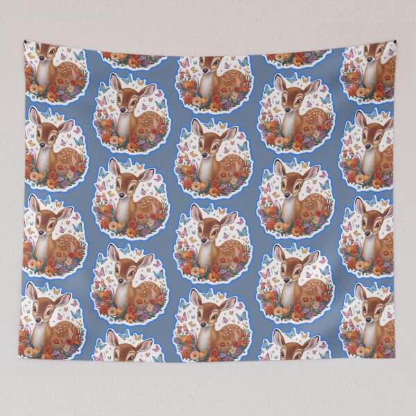Item preview, A Cute Deer Watercolour Art designed and sold by ZooStateofMind.