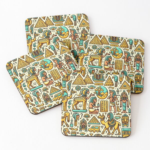 Item preview, Ancient Egypt Pattern NileMystery designed and sold by Imaginarium of Chaos falcon88 .