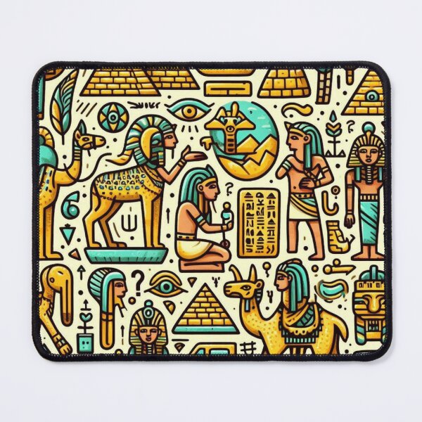 Item preview, Ancient Egypt Pattern NileMystery designed and sold by Imaginarium of Chaos falcon88 .