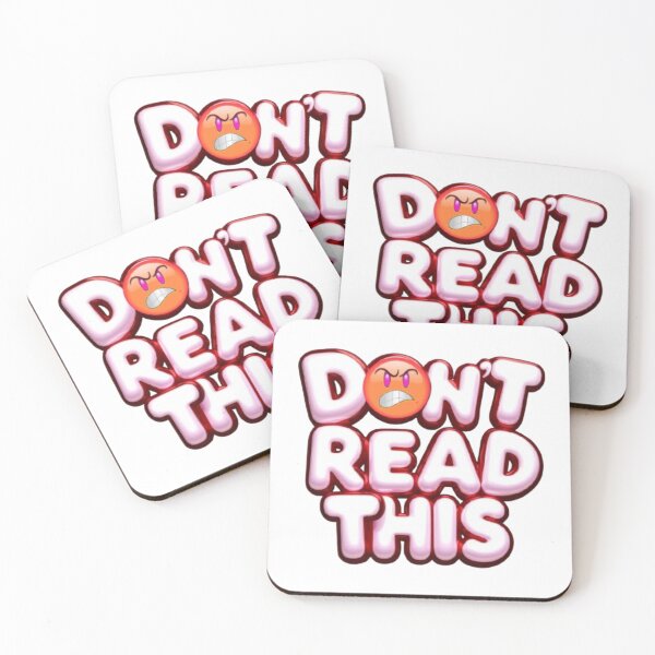 Item preview, Don’t Read This – Funny Bubble Letter Quote Design designed and sold by Luckylife12.