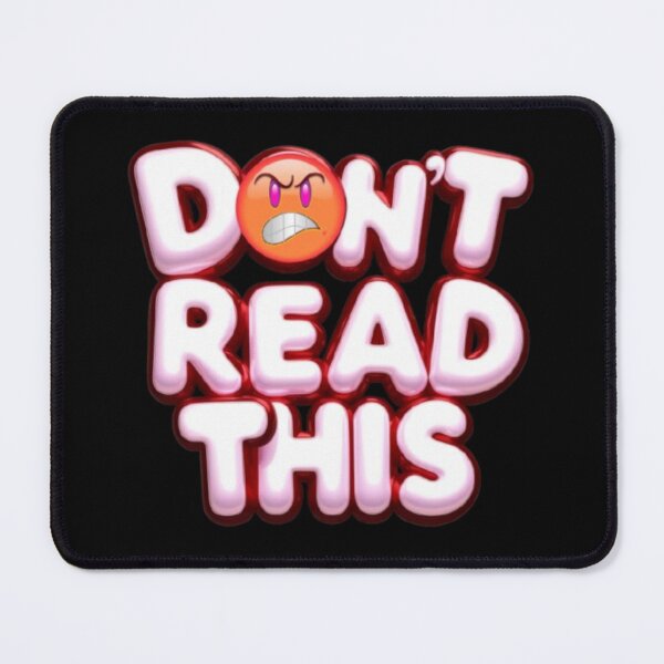 Item preview, Don’t Read This – Funny Bubble Letter Quote Design designed and sold by Luckylife12.