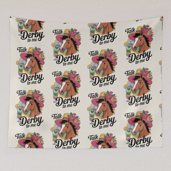 Item preview, Talk Derby To Me Horse Racing Fan designed and sold by AniArtPL.