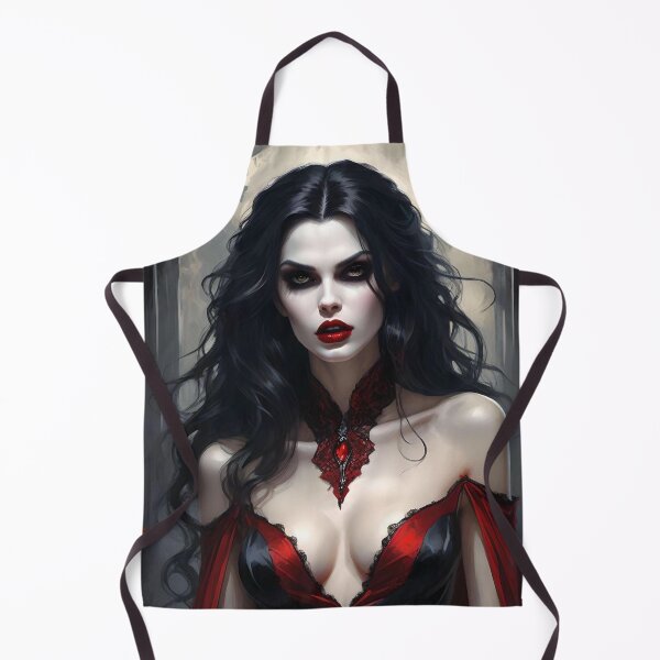 Item preview, Hot Goth Vampire in Red Silk Dress designed and sold by MissSaylor.