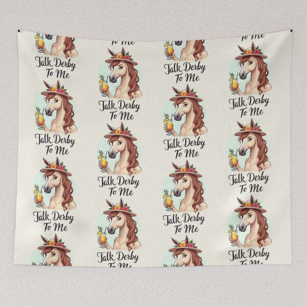 Item preview, Talk Derby To Me Horse Racing Fan designed and sold by AniArtPL.
