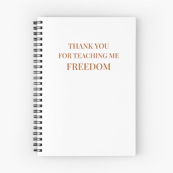 Item preview, Thank You for Teaching Me Freedom - Driving Legends (Burnt Orange Text) designed and sold by IgnitionWorks.