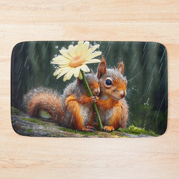 Item preview, Squirrels Under a Flower Umbrella designed and sold by M-Y-A-R-T-.