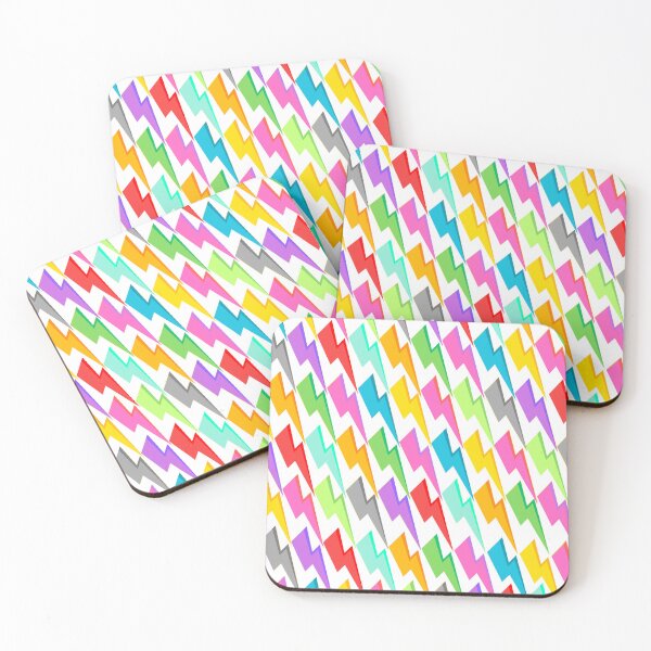 Item preview, Colourful Lightening Bolts designed and sold by CookieCreature.