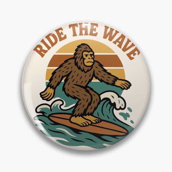 Item preview, Ride The Wave - Vintage Retro Surf  designed and sold by FarieArt.