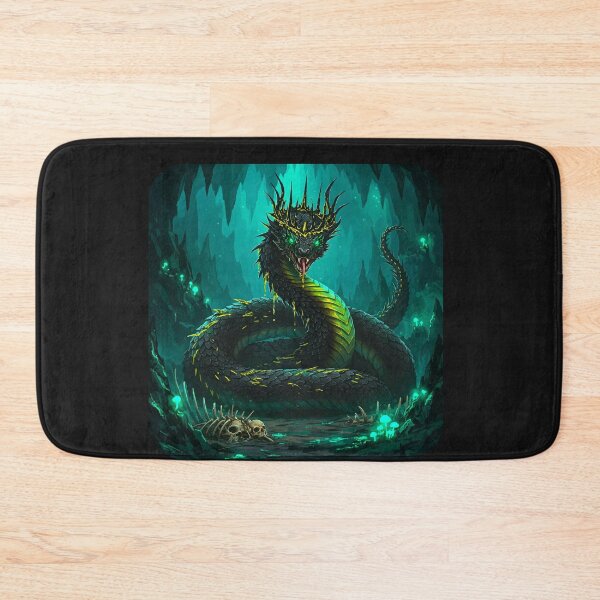 Item preview, Crowned Serpent in Luminous Cavern designed and sold by PixCthulhu.
